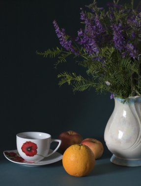 Mavi kır çiçekleri