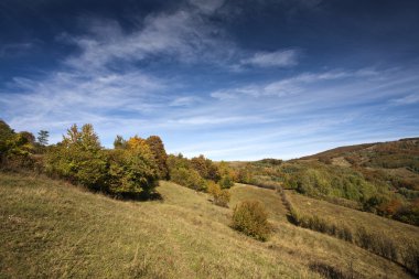 renkli dağ sahneleri