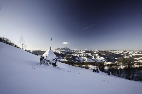 Vinter mountain — Stockfoto