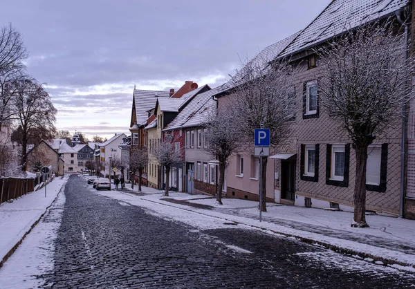View Old Town Europe Winter Germany — Φωτογραφία Αρχείου