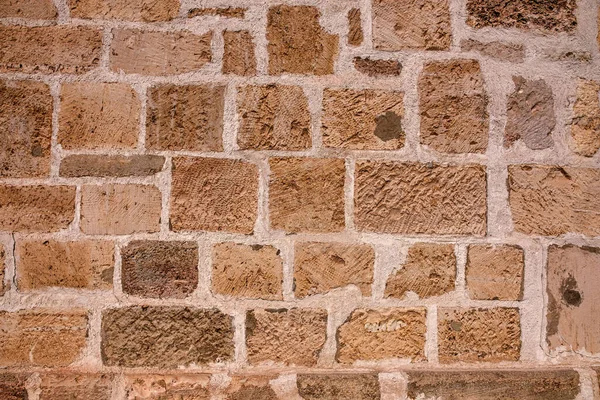 Detail Shot Stone Wall Textur — Stockfoto