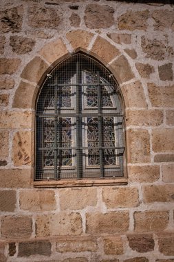 Rustic old charming traditional architecture colonial historic castle building in Germany