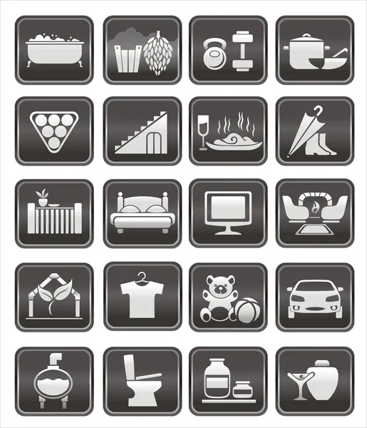 Interior icons — Stock Illustration Interior icons Stock Illustration