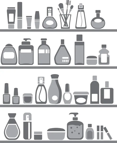 Güzellik ve bakım silhouettes