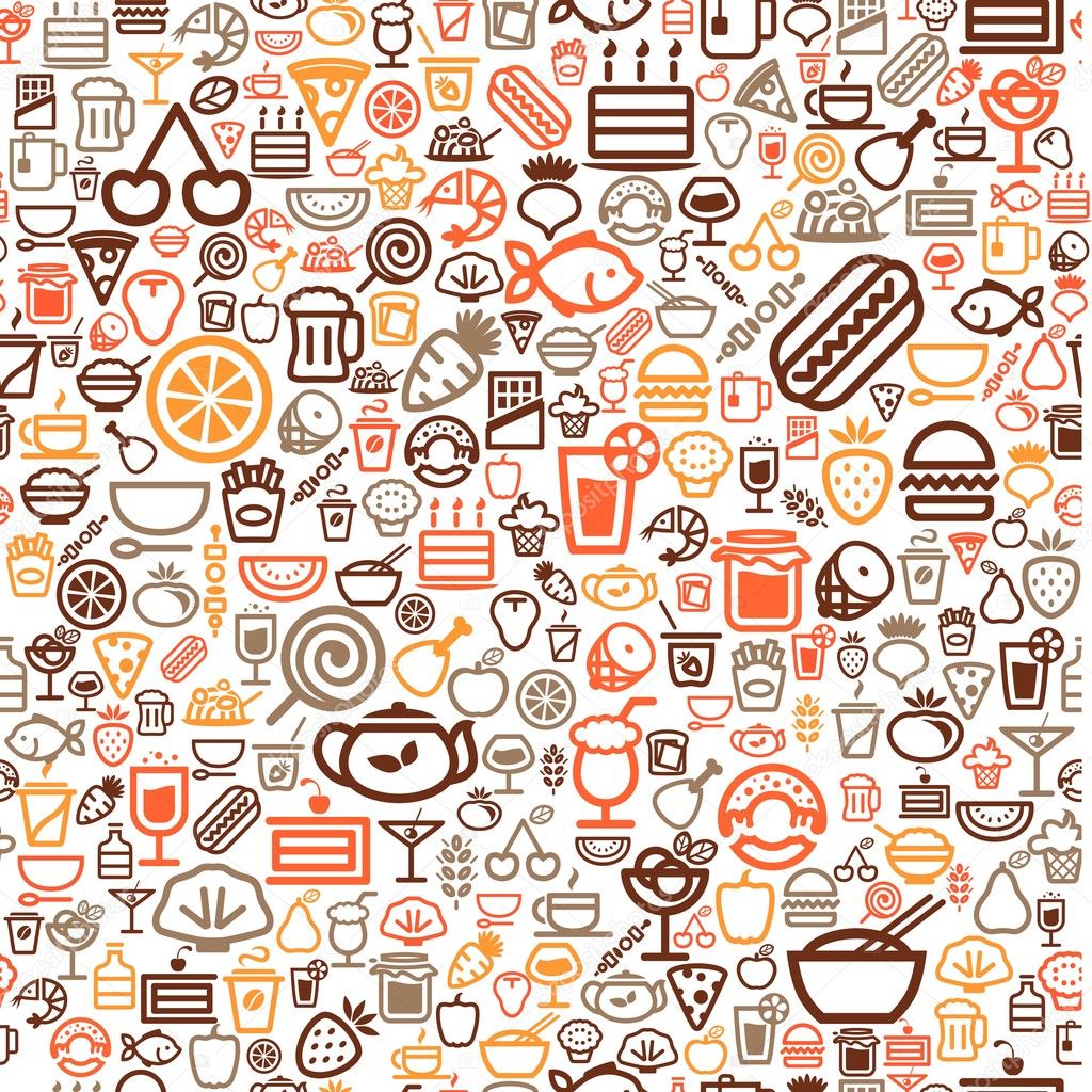 Seamless food background