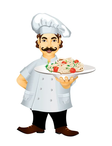 Chef italien — Image vectorielle