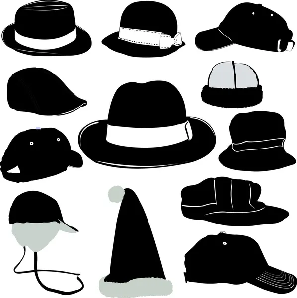 Hat set — Stock Vector