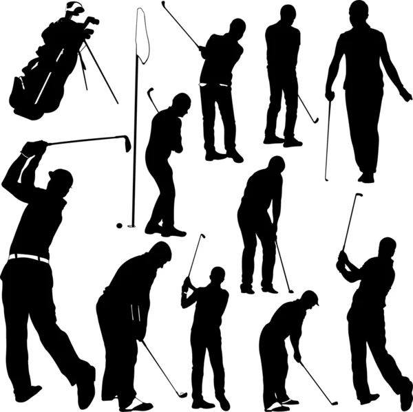 Golf oyuncuları ve ekipmanları
