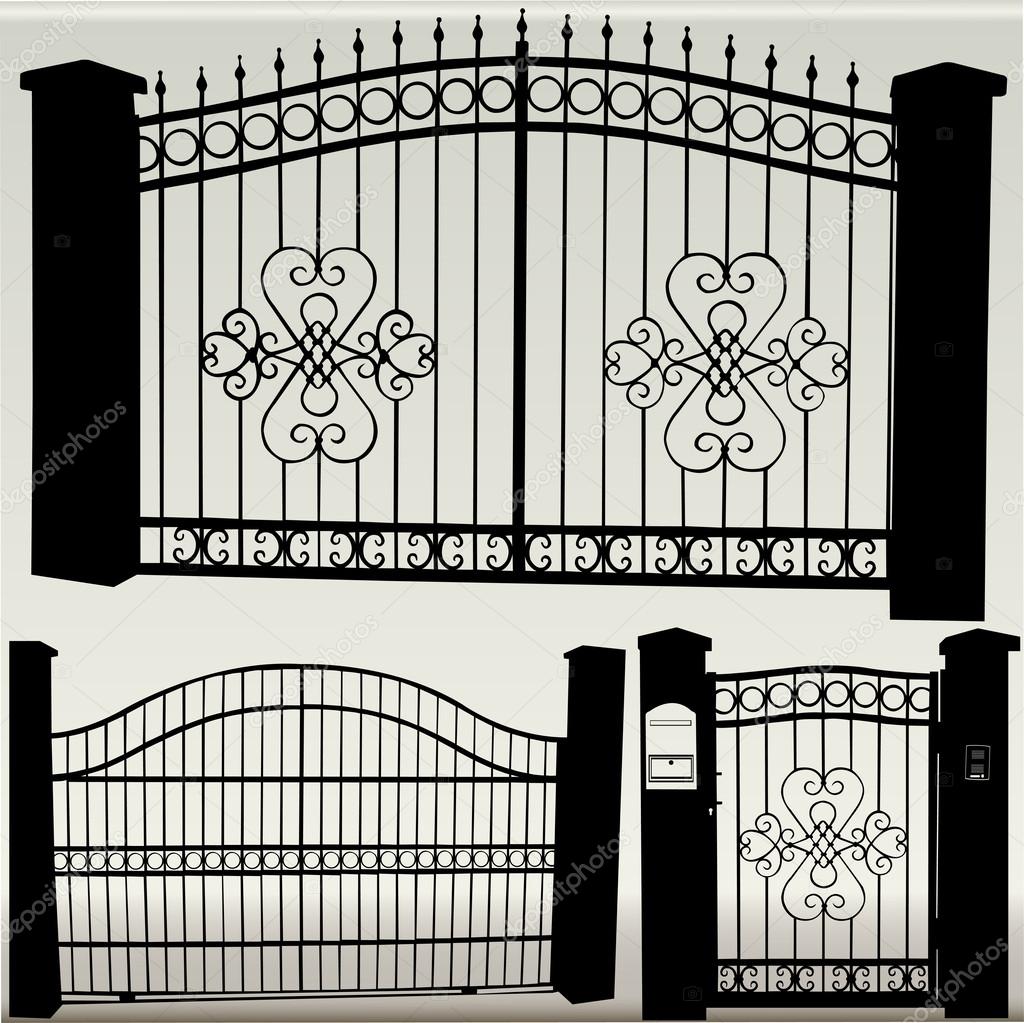 Iron gates