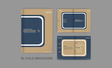 kurumsal alan kullanımı için kurumsal broşür tasarımı