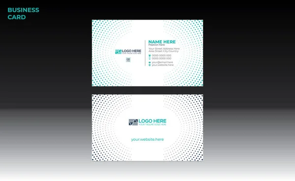 Vector Business Card Design Corporate Any Best Company Use — Stockvektor