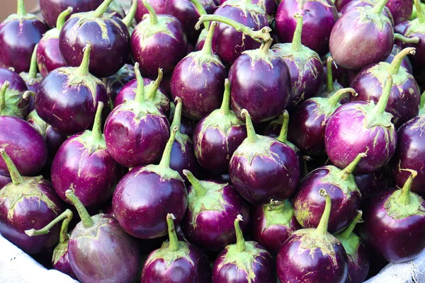 Stock Brinjal Crudo Fresco Saludable Tienda —  Fotos de Stock