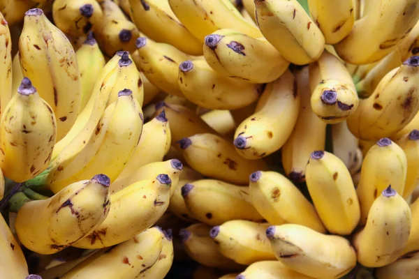 Savoureux Sain Bouquet Bananes Mûres Stock Sur Magasin Vendre — Photo