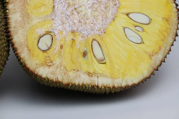 Tasty Healthy Jackfruit Seed Leaf Eat — Stockfoto