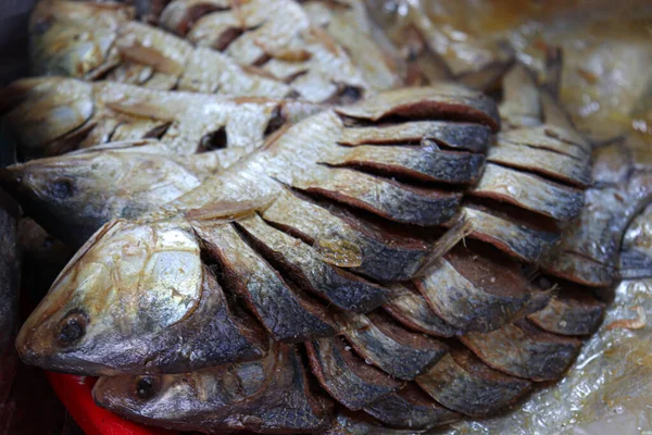 Saham Ikan Kering Dan Asin Toko Untuk Dijual — Stok Foto