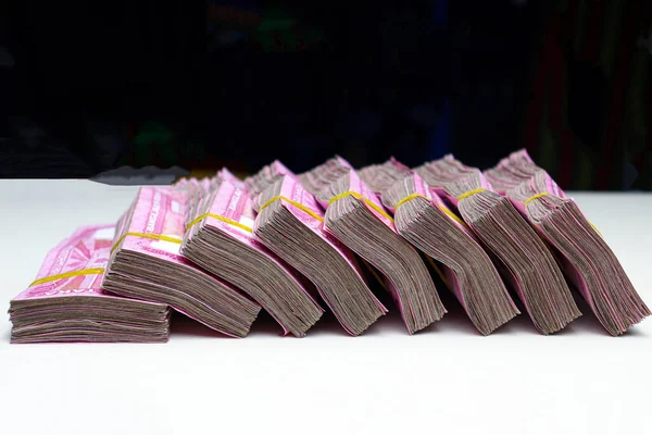 Bangladeshi Bank Note Bundle Stock Bank — Stock Photo, Image