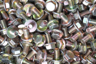 iron made nut and bolt stock on shop for sell