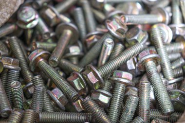 iron made nut and bolt stock on shop for sell