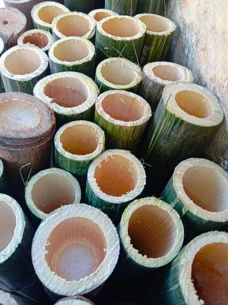 Raw Bamboo Stock Market Sell —  Fotos de Stock