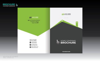 Herhangi bir kullanım için vektör broşürü kapağı tasarımı