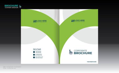 Herhangi bir kullanım için vektör broşürü kapağı tasarımı