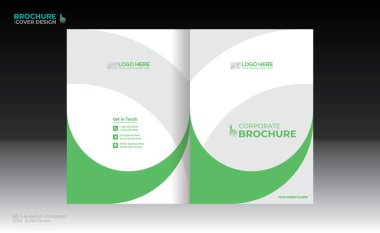 Herhangi bir kullanım için vektör broşürü kapağı tasarımı