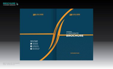 Herhangi bir kullanım için broşür kapağı