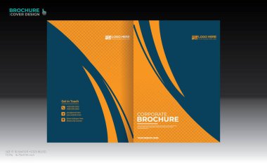 Herhangi bir kullanım için broşür kapağı