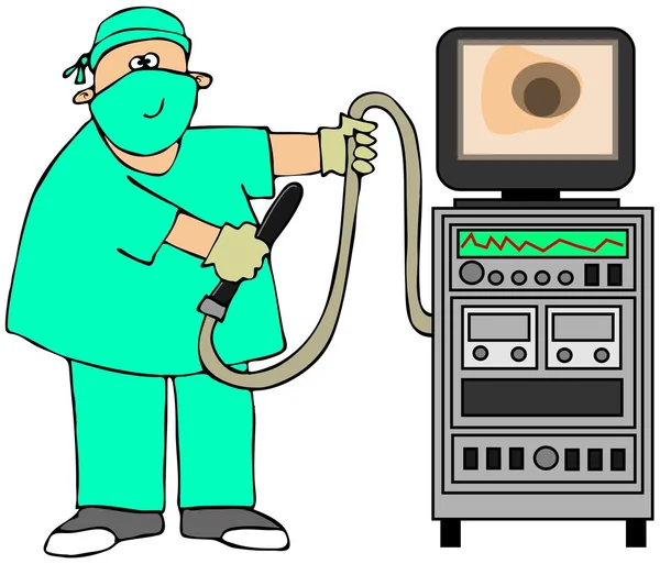 Colonoscopy monitor stock photos and royalty-free images.