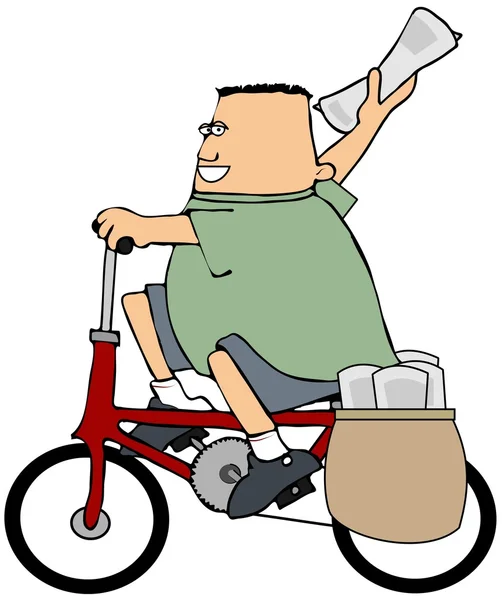 Paper boy — Stock Photo, Image