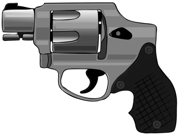 Hammerless pistool revolver — Stockfoto