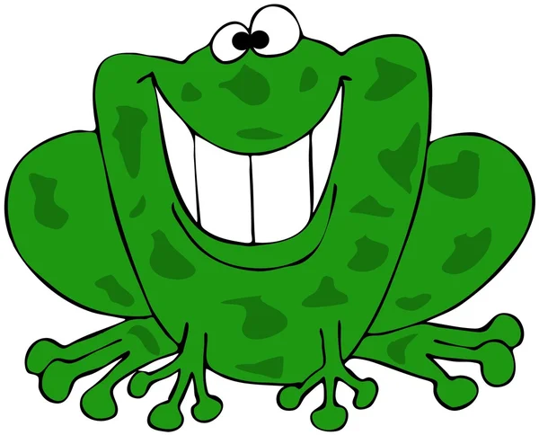 Smiling frog — Stock Photo, Image