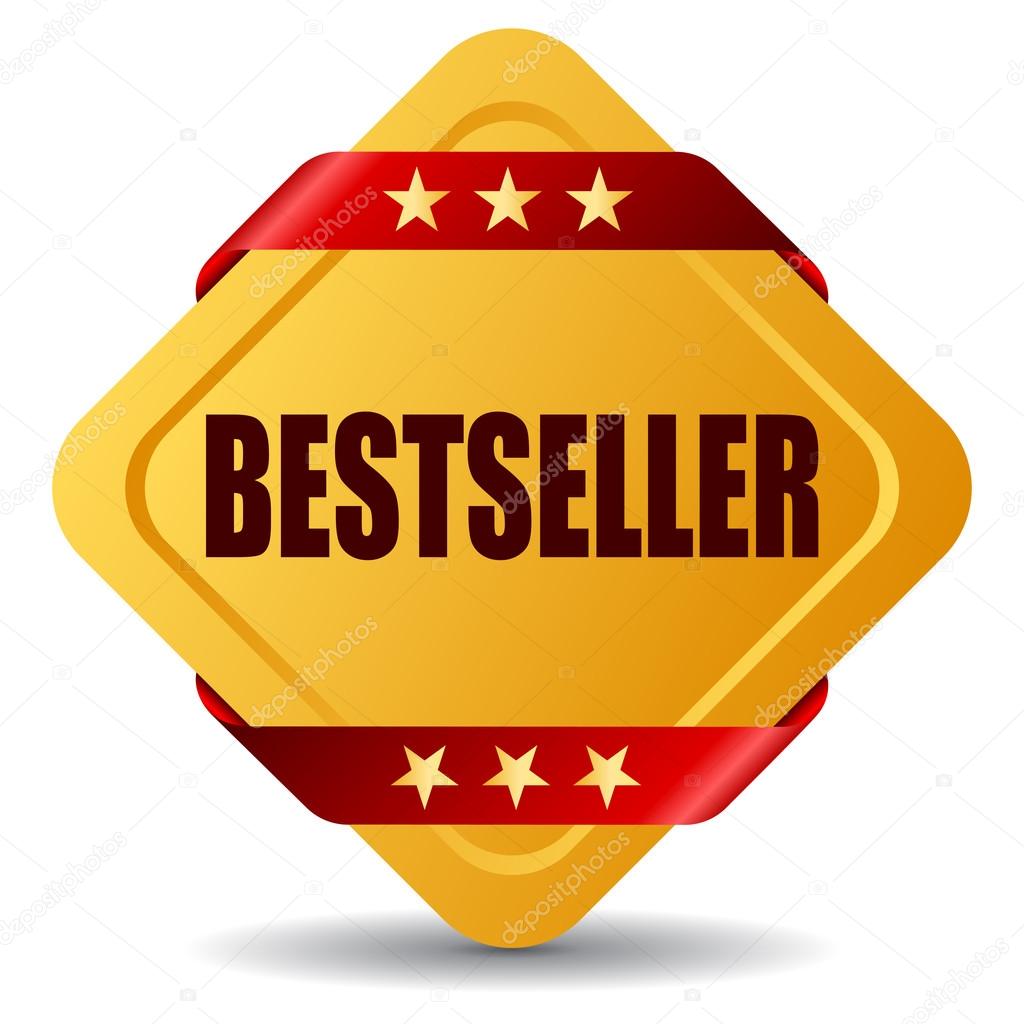 Vector bestseller sign illustration