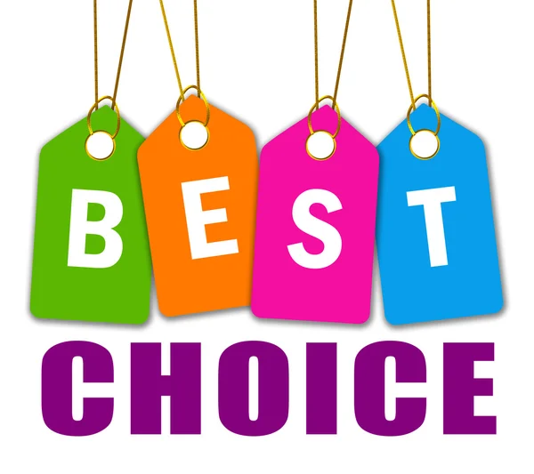 Best choice icon — Stock Photo, Image