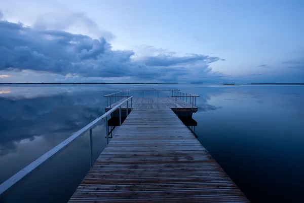 Soirée mer calme — Photo