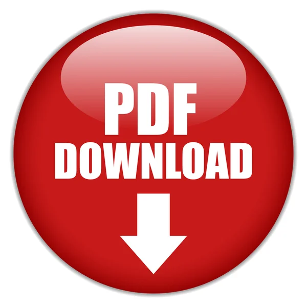 Vector pdf download button — Stock Vector