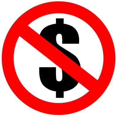 hiç para dolar işareti