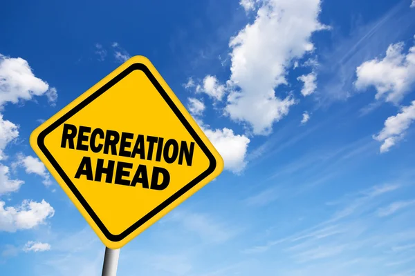 Recreation ahead — Stock Photo, Image