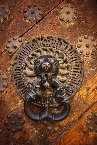 Gamla door knocker — Stockfoto