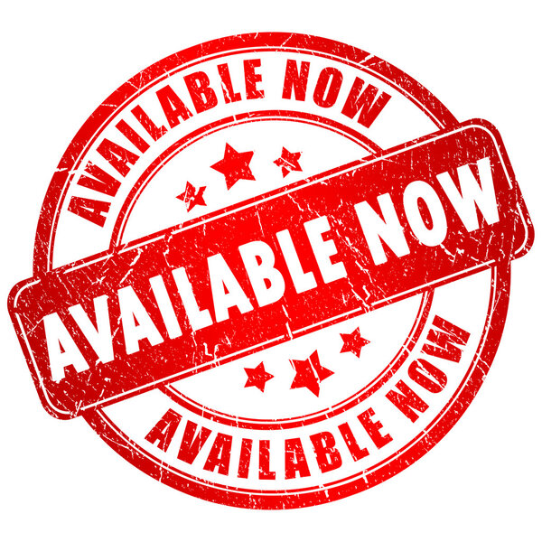 Available now stamp