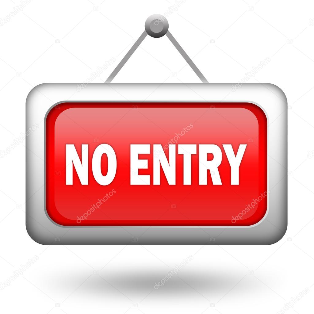 No entry sign