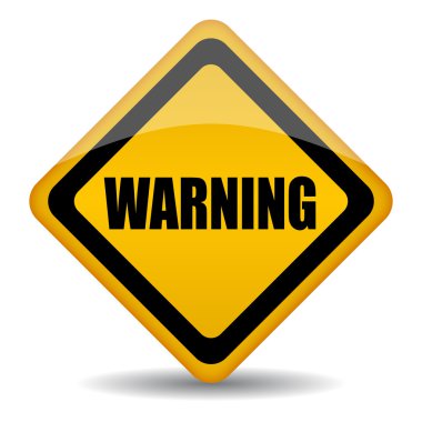 vektör uyarı işareti