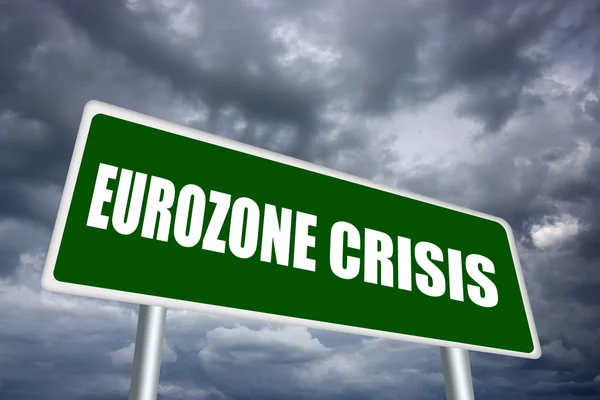 Krize eurozóny — Stock fotografie