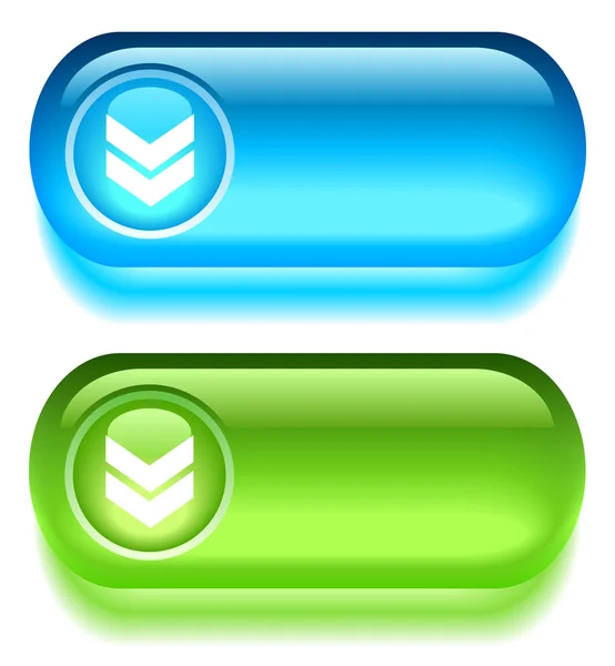 Download glass buttons — Stock Vector