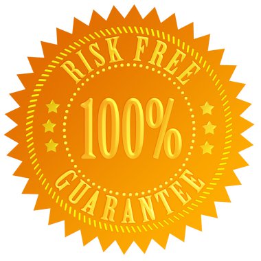 risk ücretsiz garanti simgesi