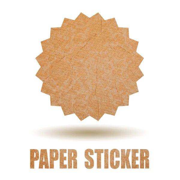 Blank paper sticker — Stock Photo, Image