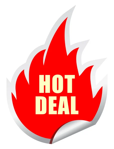 Autocollant vectoriel Hot deal — Image vectorielle