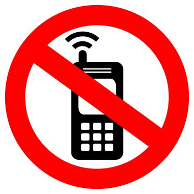 Cep telefonu işareti yok.