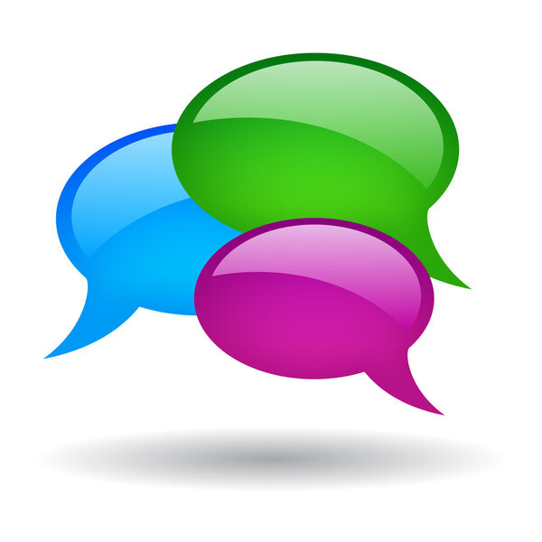 Speech bubble vector illustration