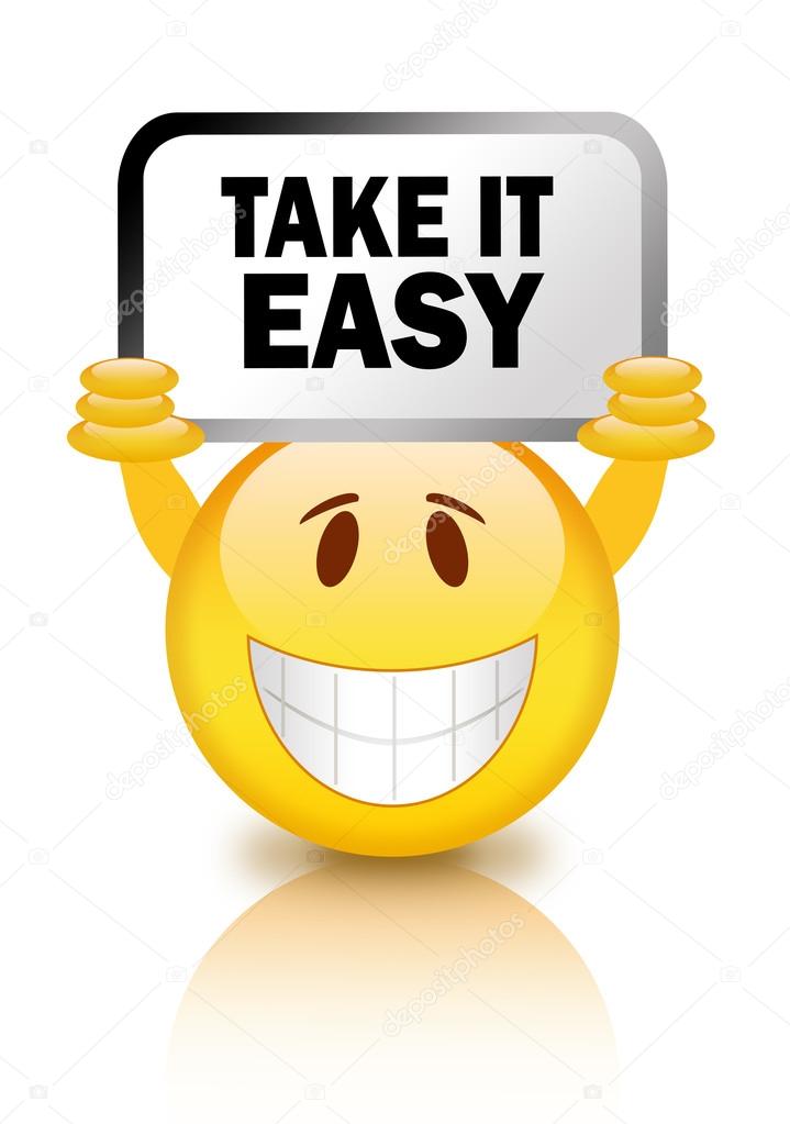 Take it easy smiley — Stock Photo © Arcady 18180059